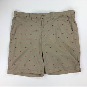 St John’s Bay Men’s 44 Khaki USA Flag Shorts